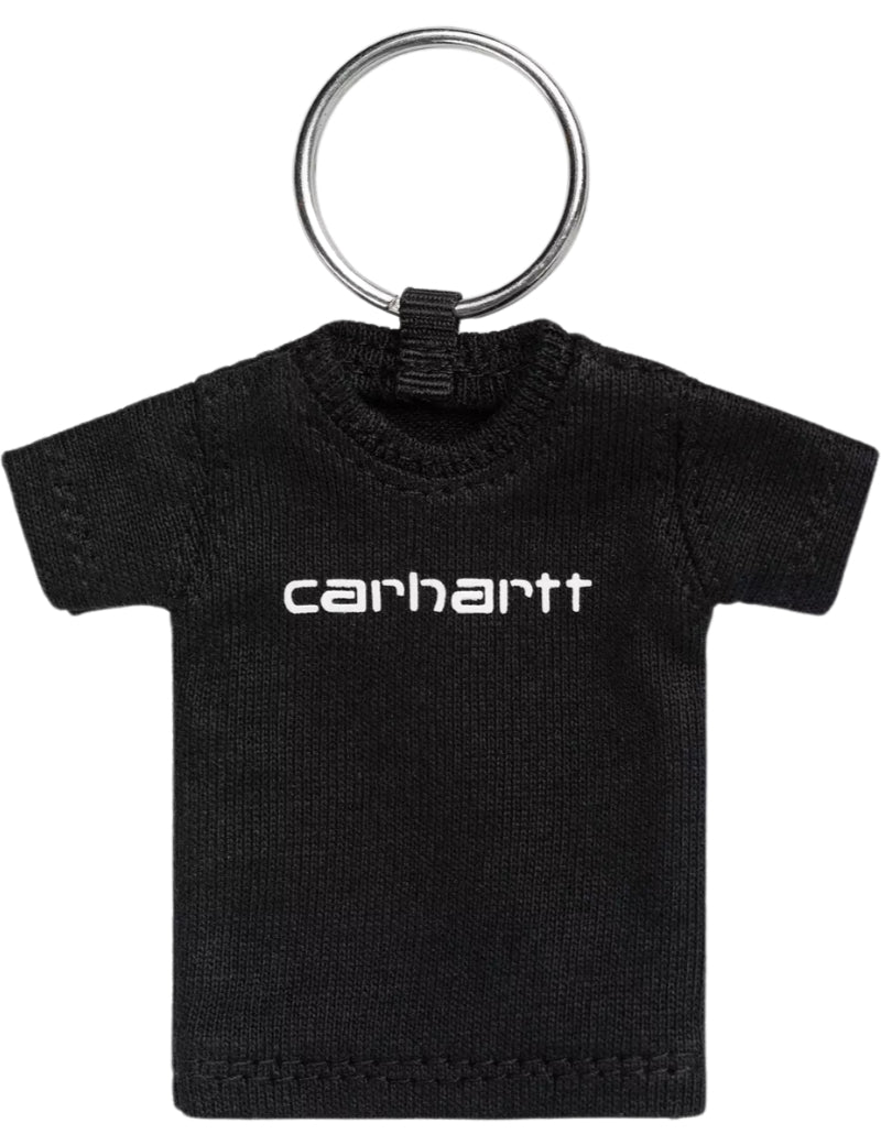 Carhartt WIP Mini Script T-Shirt Keychain Black