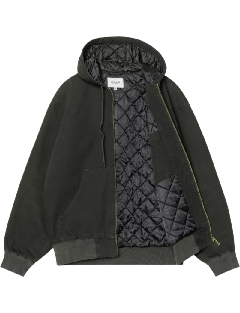 Carhartt WIP OG Active Jacket Raven, Stone Canvas Quilted Lining