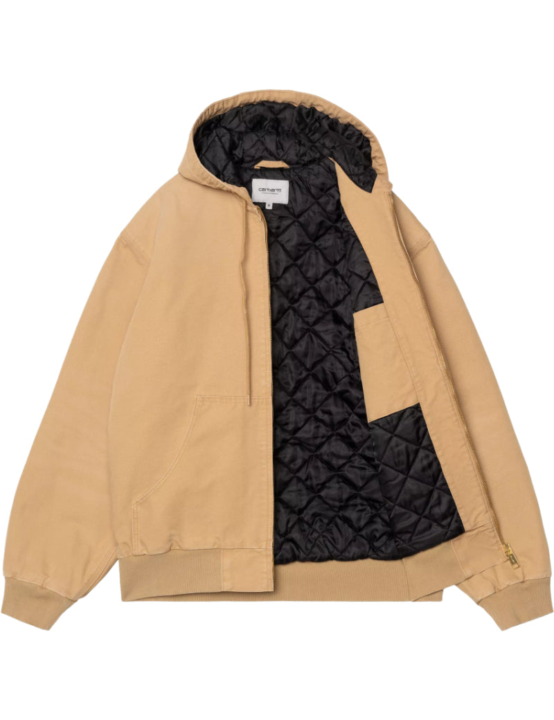 Carhartt WIP OG Active Jacket WIP Dusty H, Stone Canvas Quilted Lining