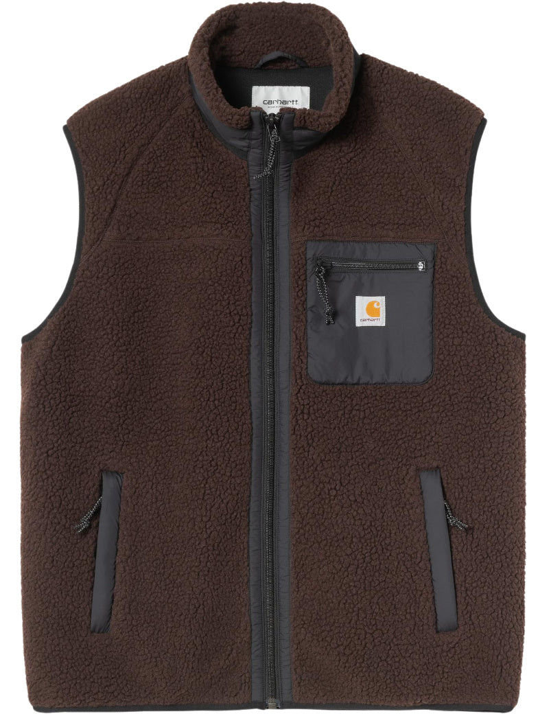 Carhartt WIP Prentis Vest Liner Palisander & Black Front