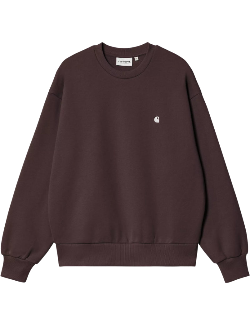 Carhartt WIP W' Casey Sweatshirt Palisander & Silver Front