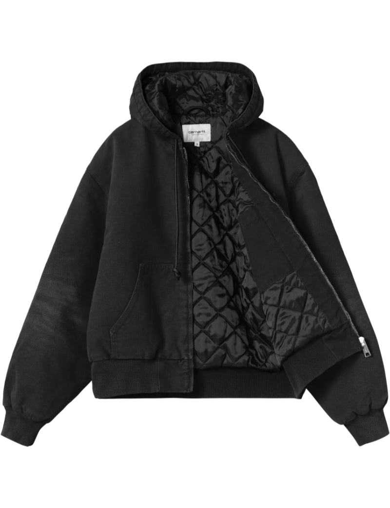 Carhartt WIP W' OG Active Jacket Black, Stone Canvas Quilted Lining