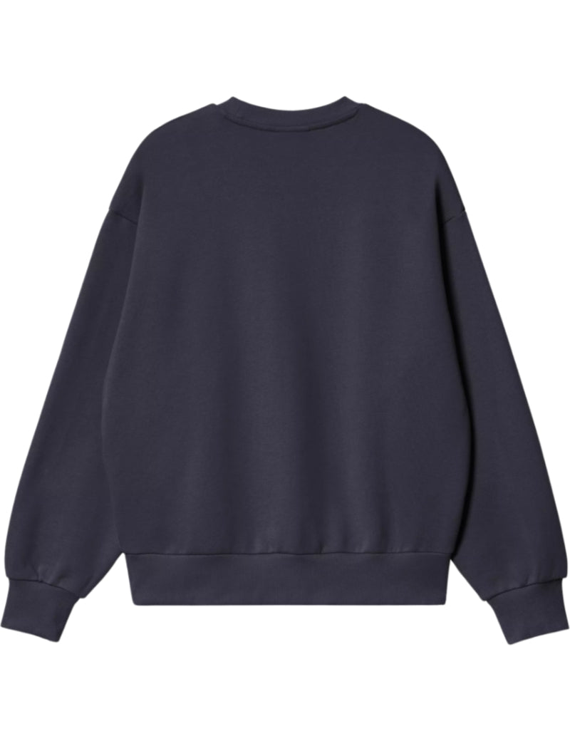 Carhartt WIP Women's Casey Sweatshirt Dark Navy Silver Back