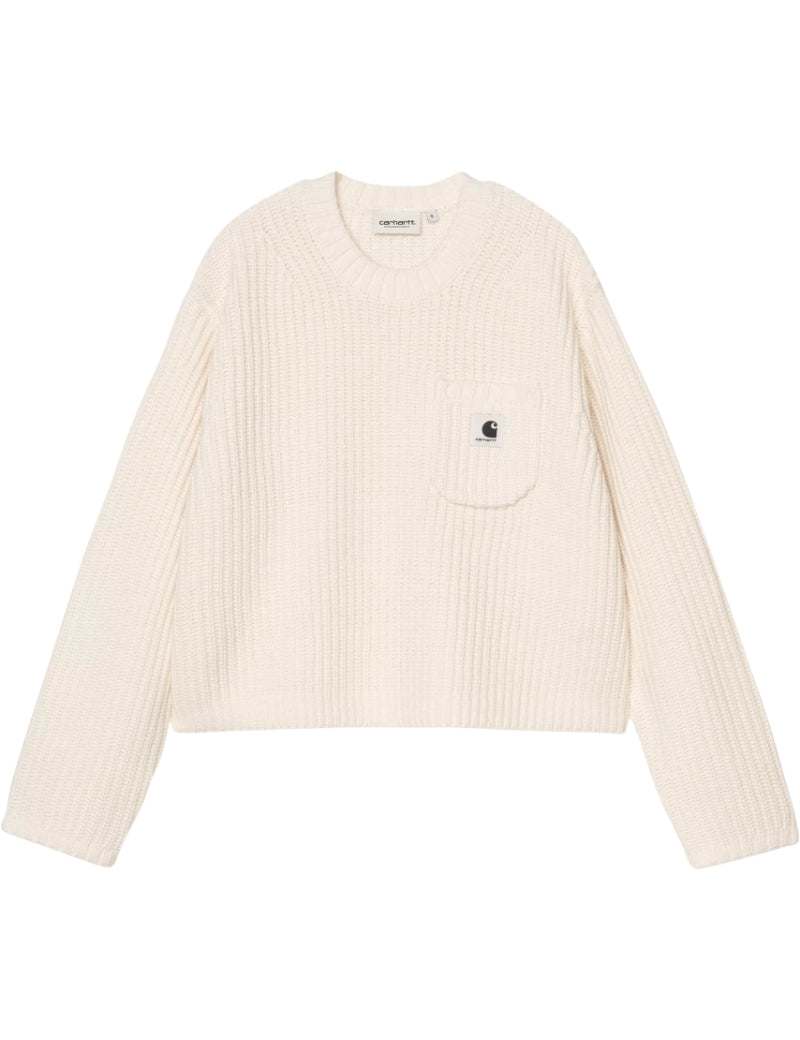 Carhartt WIP Women's Mira Sweater Natural Front