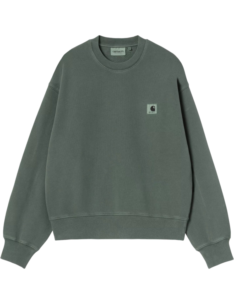 Carhartt WIP Women's Nelson Sweatshirt Dark Scarab Front