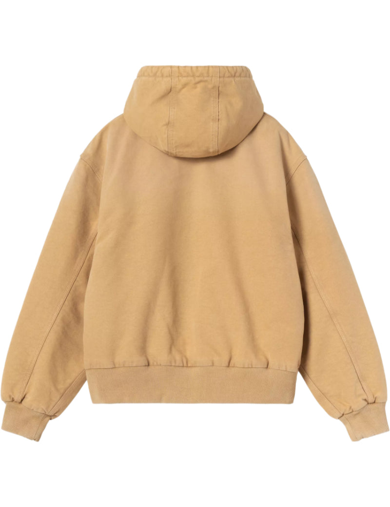 Carhartt WIP Women's OG Active Jacket WIP Dusty H, Stone Canvas Back