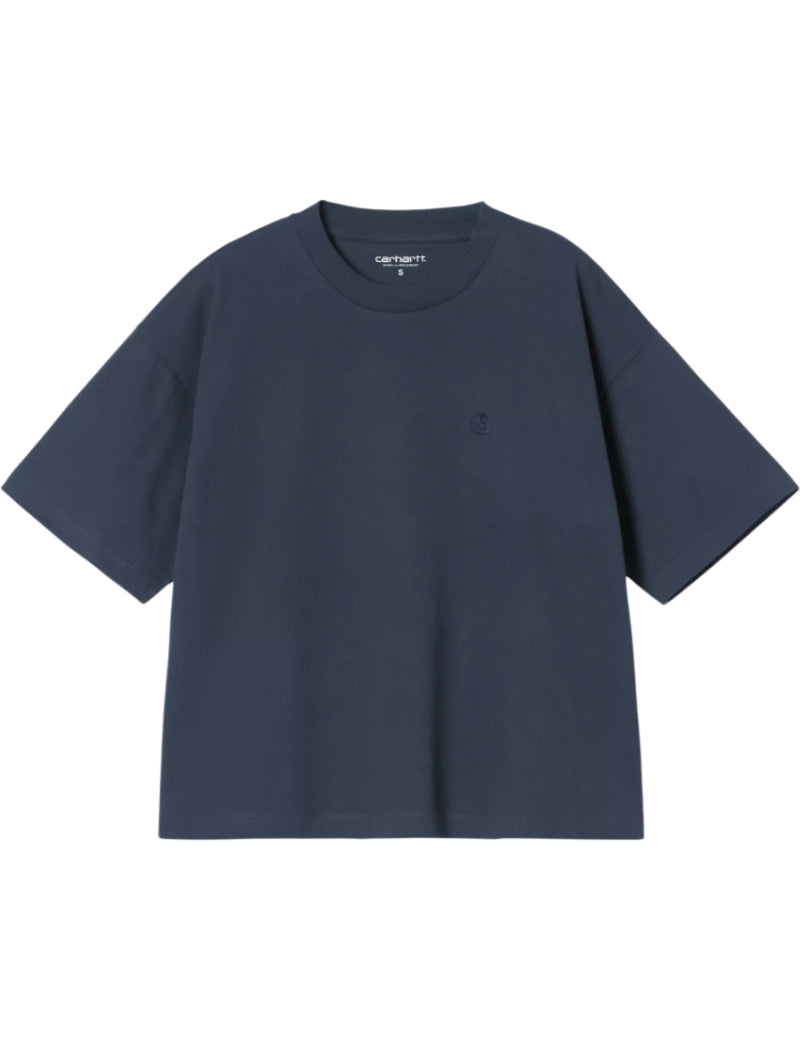 Carhartt WIP Women's S/S Chester T-Shirt Blue