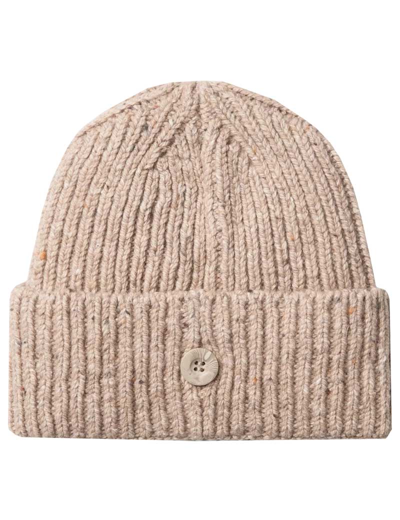 Carhartt Wip Anglistic Beanie Speckled Fleur De Sel Back Button