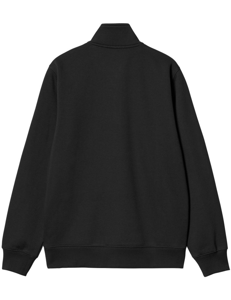 Carhartt Chase Zip Neck Sweatshirt Black Gold