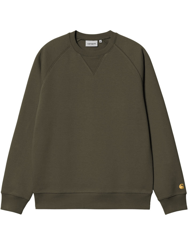 Carhartt Wip Chase Sweatshirt Olive Gold