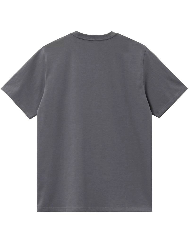 Carhartt Wip Chase Short Sleeve T-Shirt Styx Gold Back 