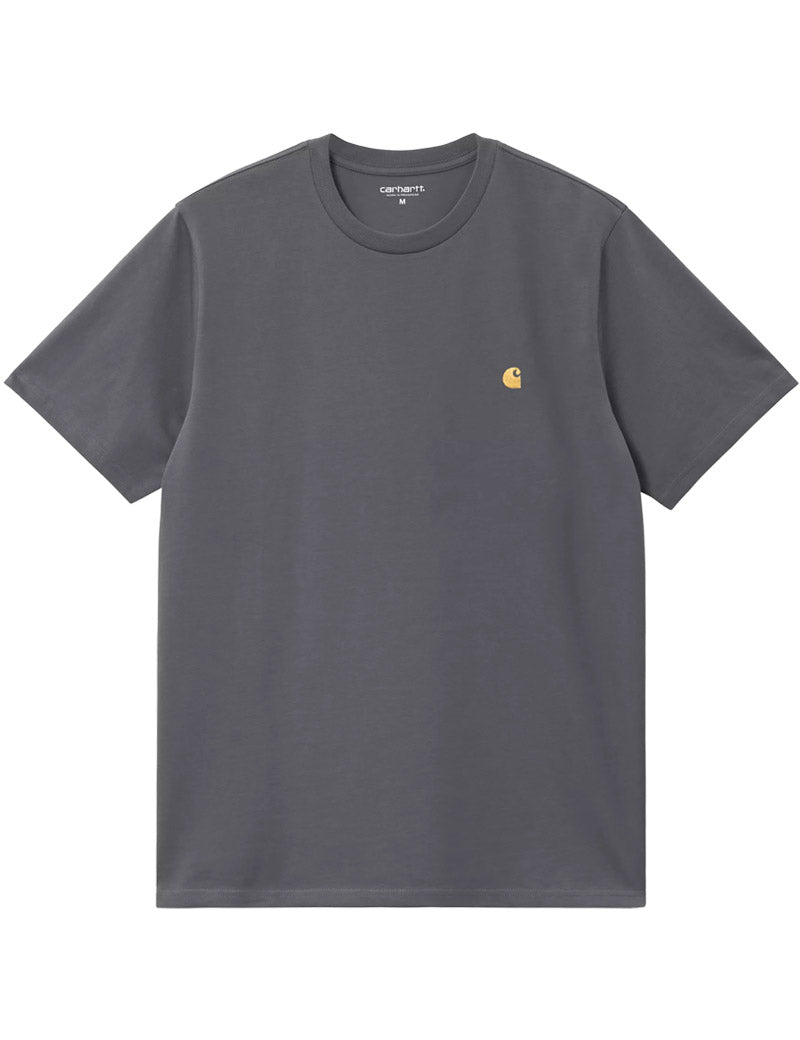 Carhartt Wip Chase Short Sleeve T-Shirt Styx Gold