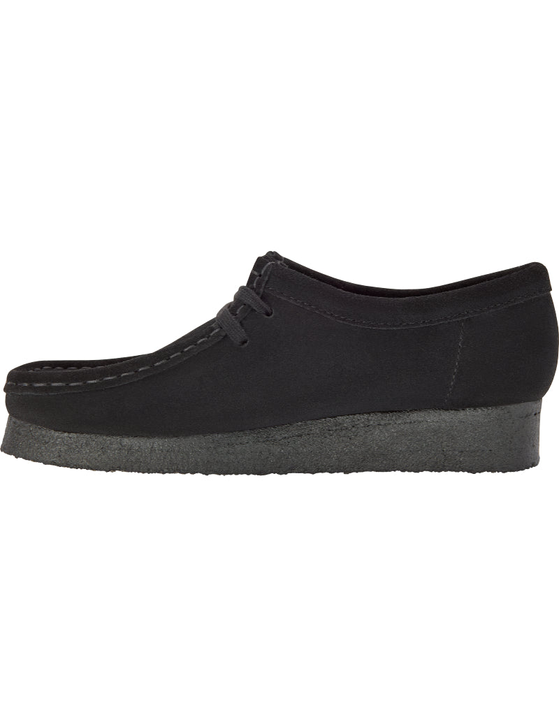 Clarks Originals Wallabee Black Suede Women's Instep