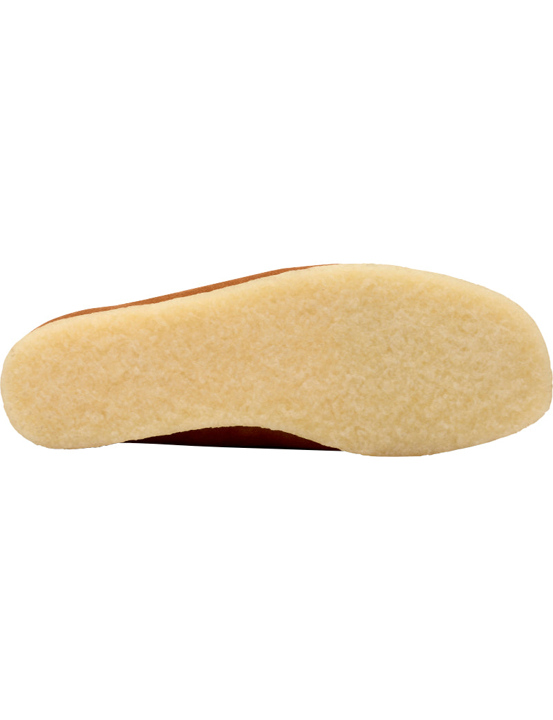 Clarks Originals Wallabee Shoes Ginger Suede Women's Side Sole