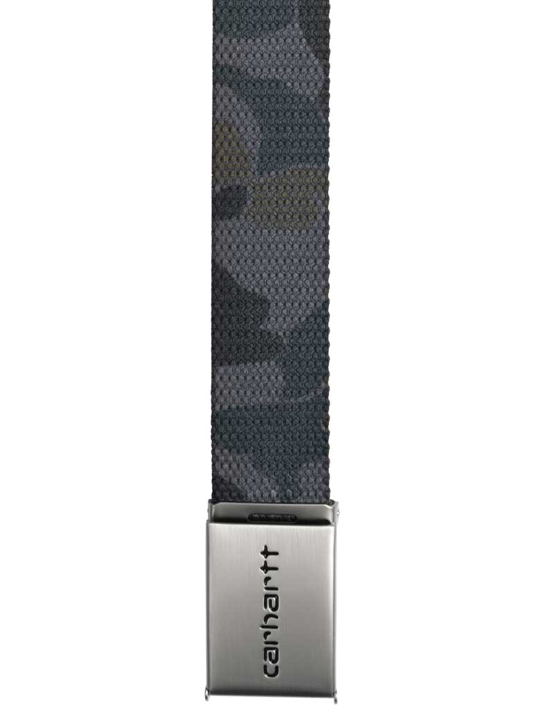 Carhartt Wip Clip Belt Chrome Camo Duck Grey