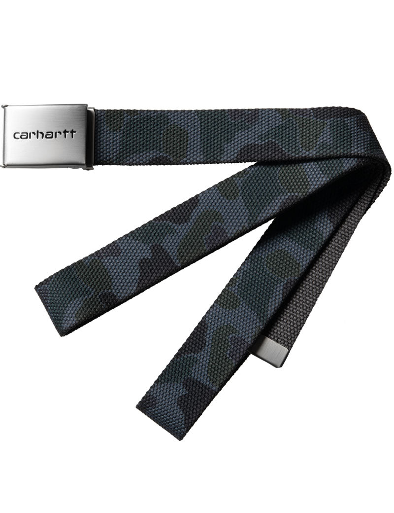 Carhartt Wip Clip Belt Chrome Camo Duck Grey