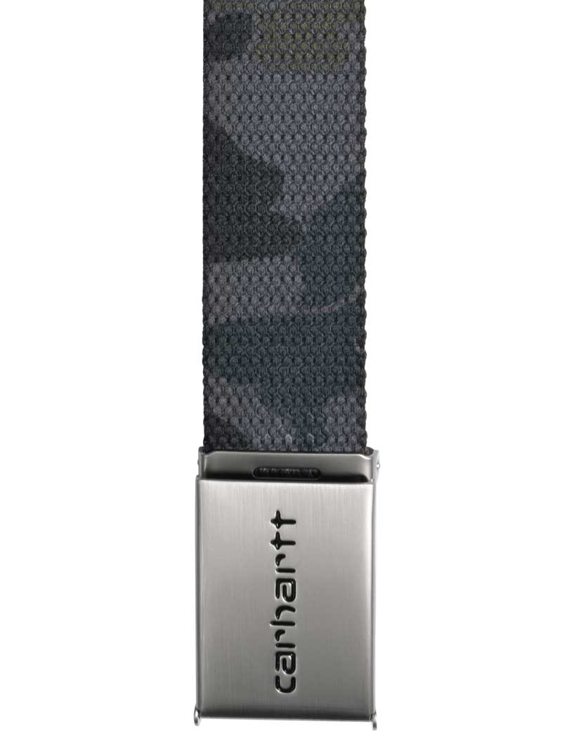 Carhartt Wip Clip Belt Chrome Camo Duck Grey