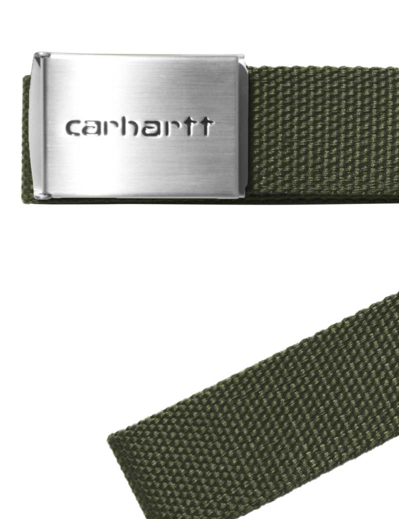 Carhartt Wip Clip Belt Chrome Office Green