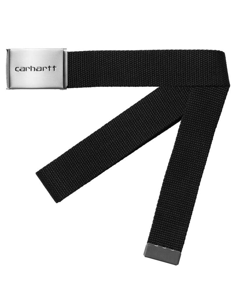 Carhartt Wip Clip Belt Chrome Black