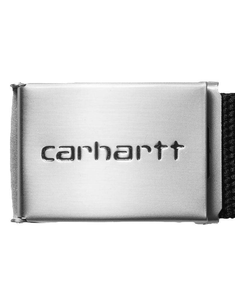 Carhartt Wip Clip Belt Chrome Black