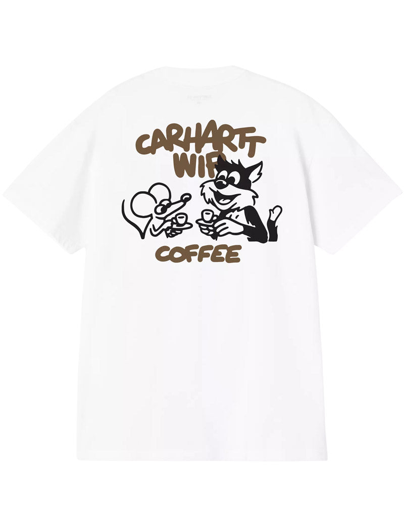 Carhartt WIP S/S Coffee Break T-Shirt White Back 