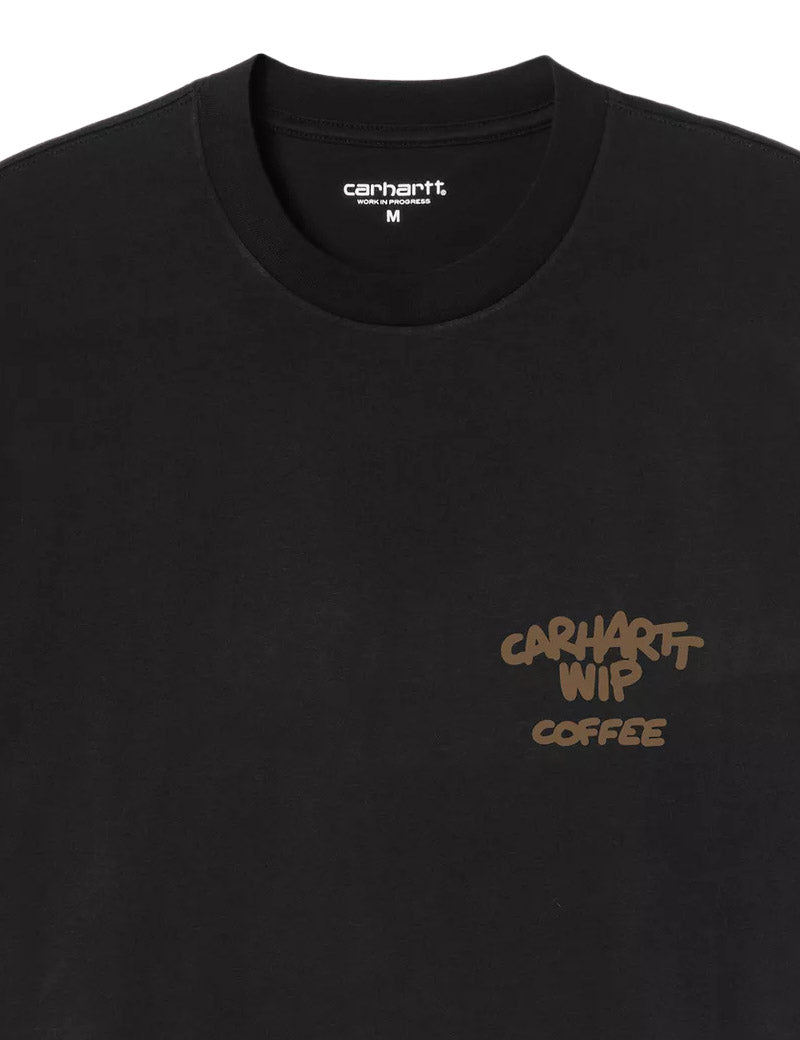 Carhartt WIP S/S Coffee Break T-Shirt Black Chest Print