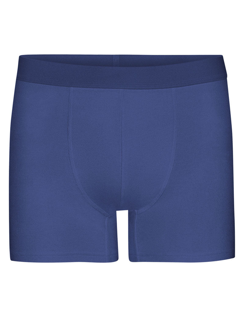 Colorful Standard Classic Organic Boxer Briefs Marine Blue Front