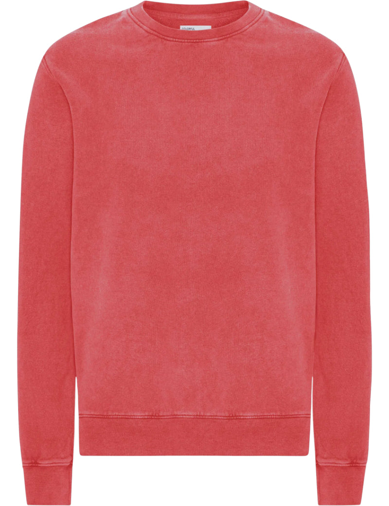 Colorful Standard Classic Organic Crew Sweatshirt Faded Red Main