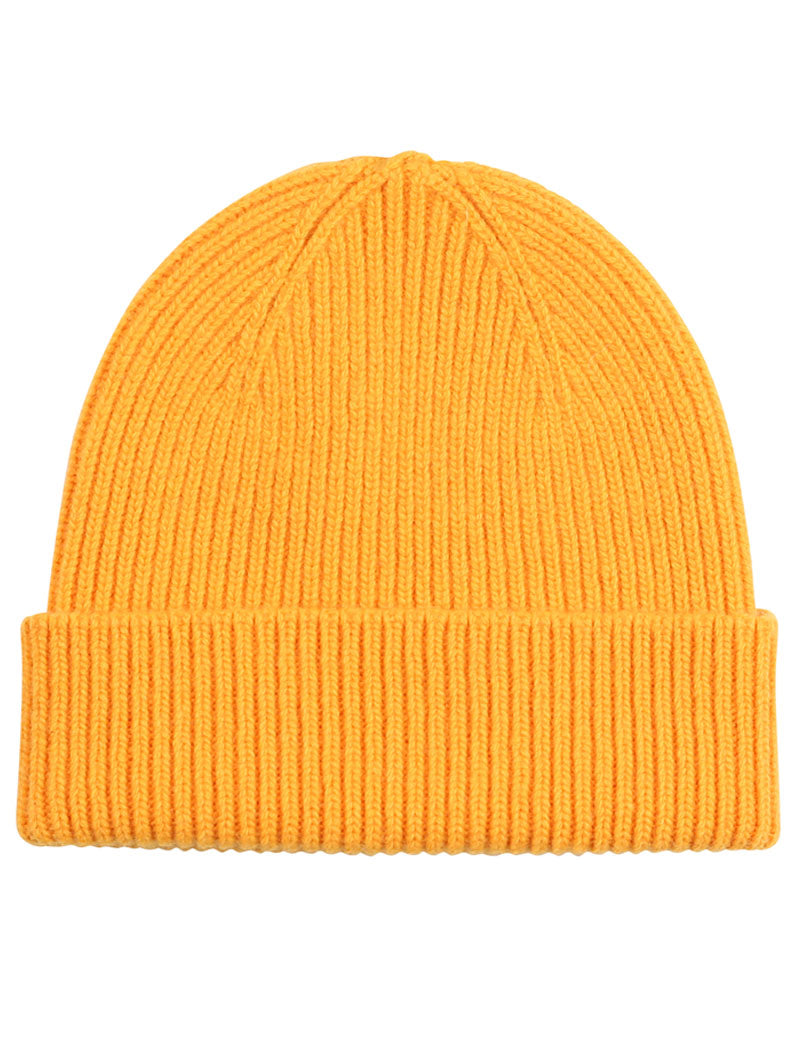 Colorful Standard Merino Wool Beanie Burned Yellow
