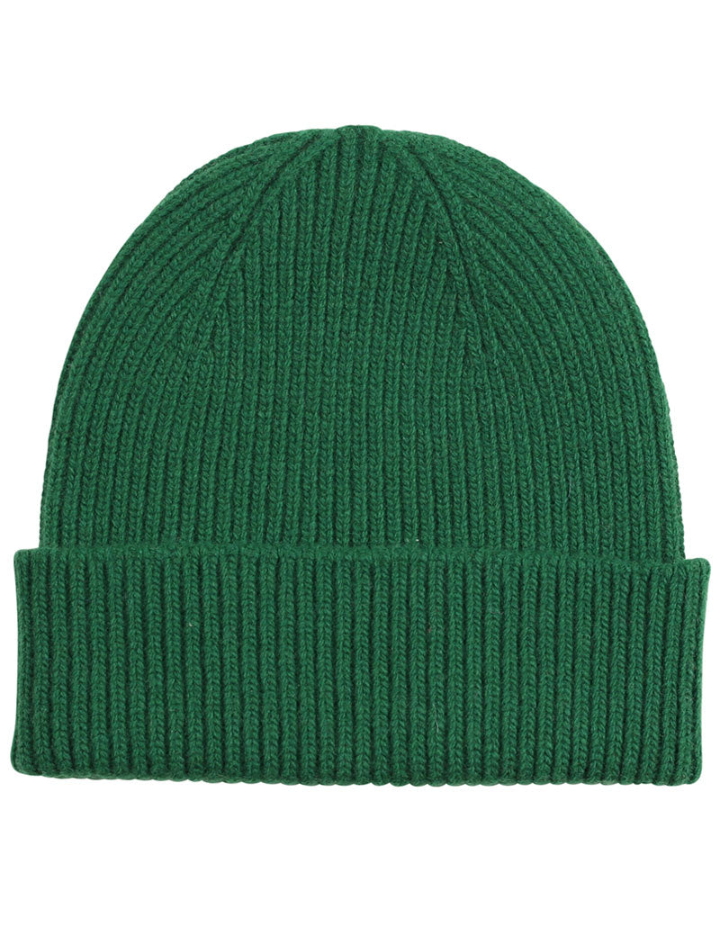 Colorful Standard Merino Wool Beanie Kelly Green