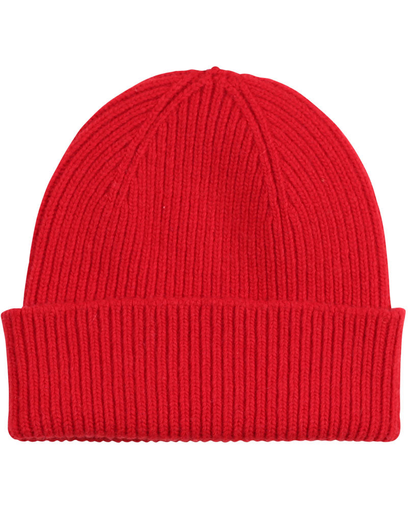 Colorful Standard Merino Wool Beanie Scarlet Red