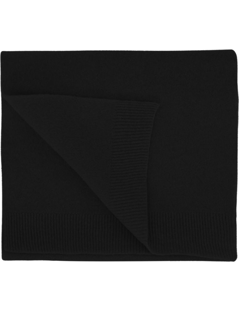 Colorful Standard Merino Wool Scarf Deep Black
