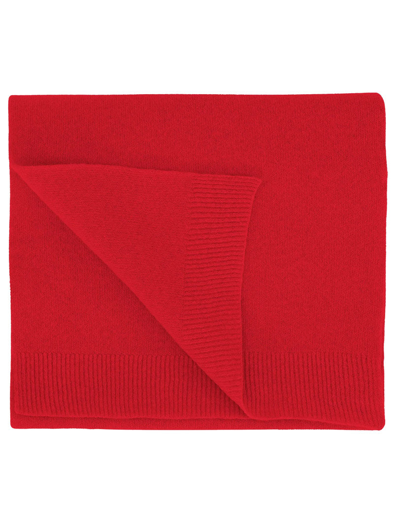 Colorful Standard Merino Wool Scarf Scarlet Red