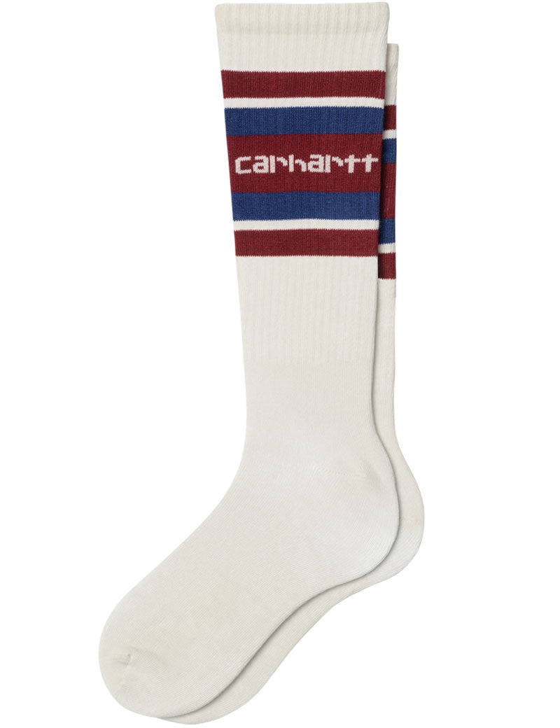 Carhartt Wip Connors Socks Natural Scarlet Wolfsbane