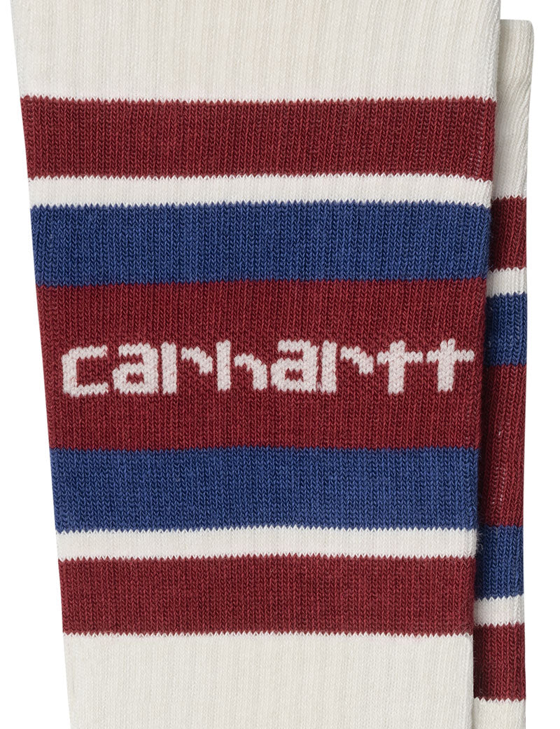 Carhartt Wip Connors Socks Natural Scarlet Wolfsbane