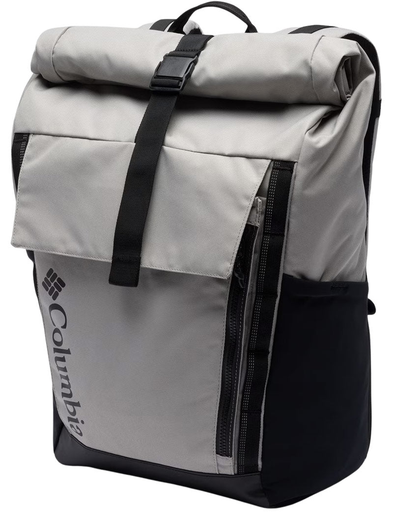 Columbia Convey III 27L Rolltop Backpack Flint Grey And Black