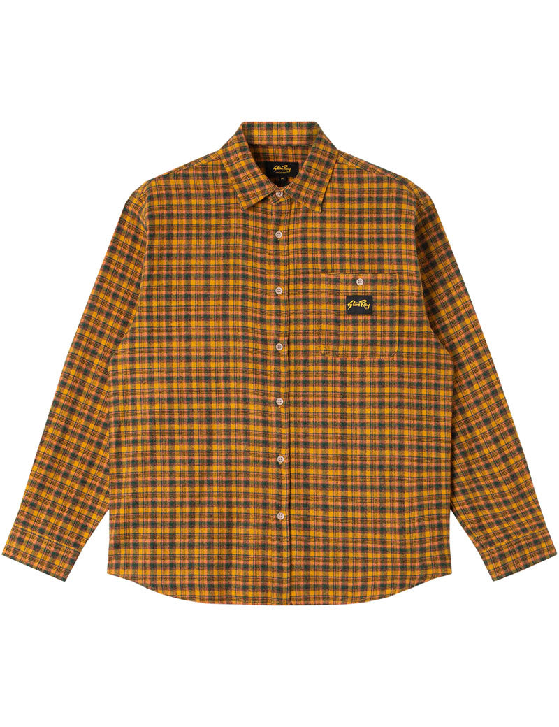 Stan Ray Flannel Shirt Orange Plaid