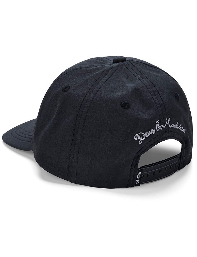 Deus Ex Machina Shield Nylon Cap Black Back