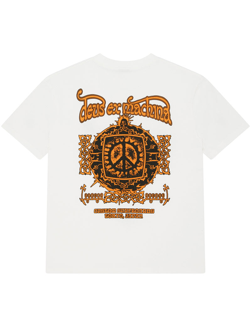 Deus Ex Machina Virtual Insanity Tee Vintage White Back