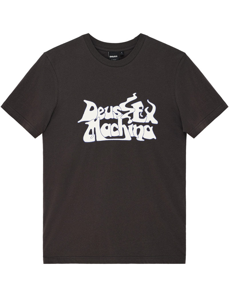 Deus Ex Machina Smokeshow Tee Anthracite Front