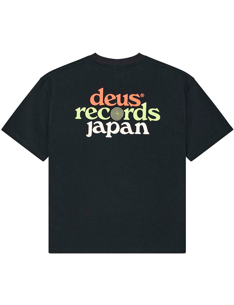 Deus Ex Machina Strata Tee Black Back Print