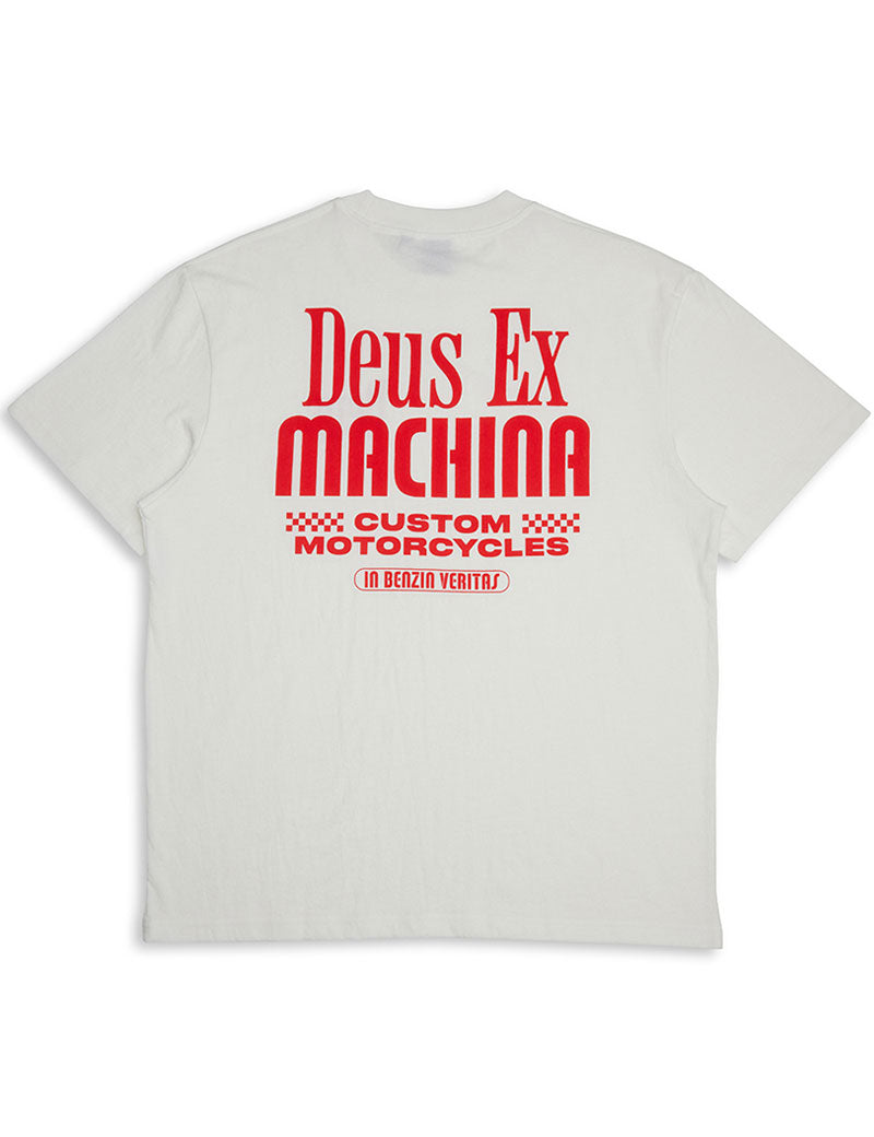 Deus Ex Machina Partisan T-Shirt Vintage White