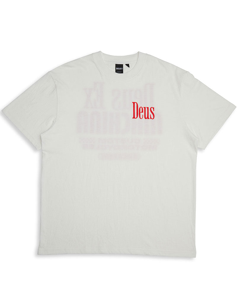 Deus Ex Machina Partisan T-Shirt Vintage White