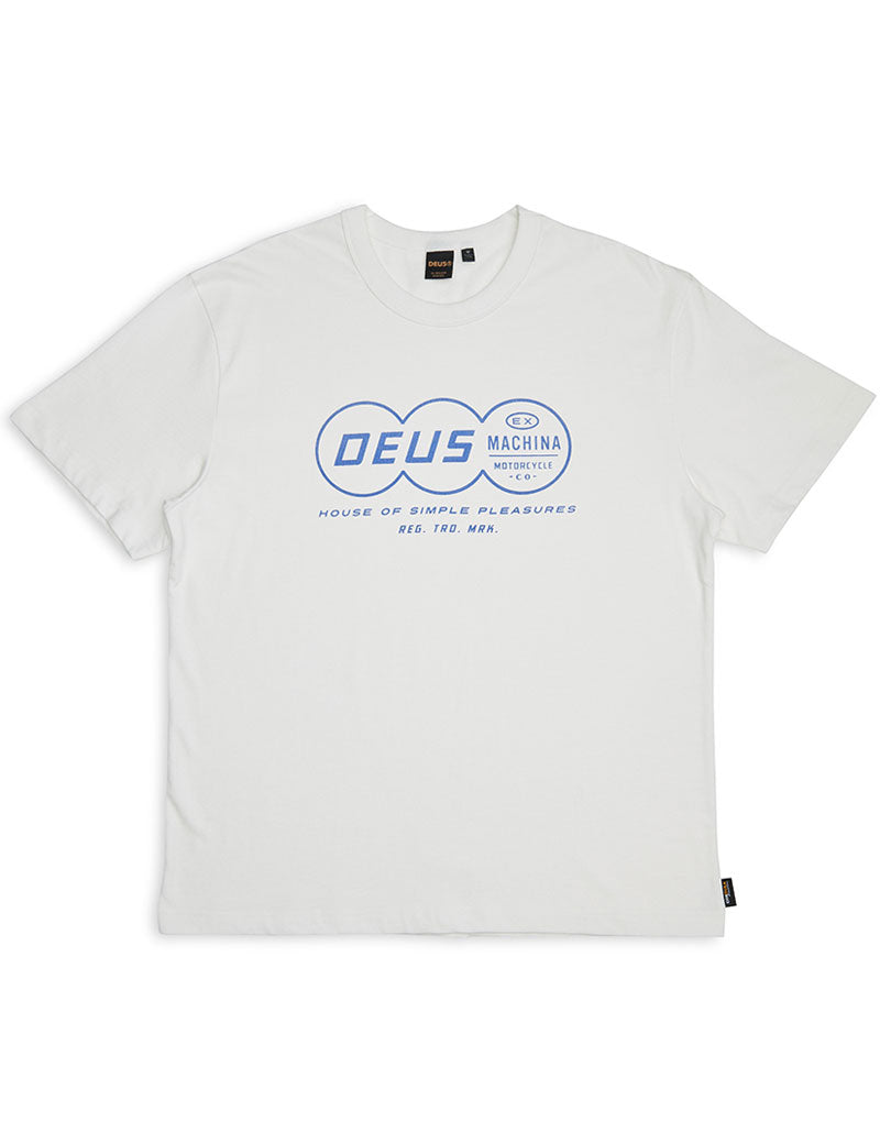 Deus Ex Machina Denton Cordura T-Shirt Vintage White