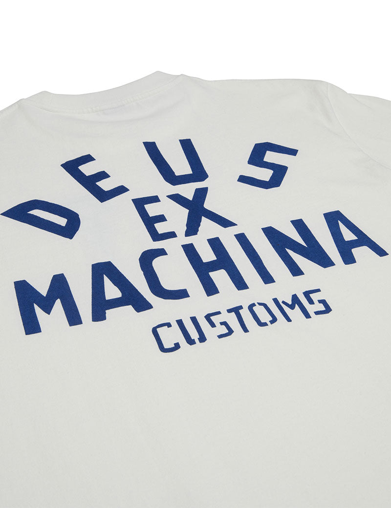 Deus Ex Machina Pisstin T-Shirt Vintage White