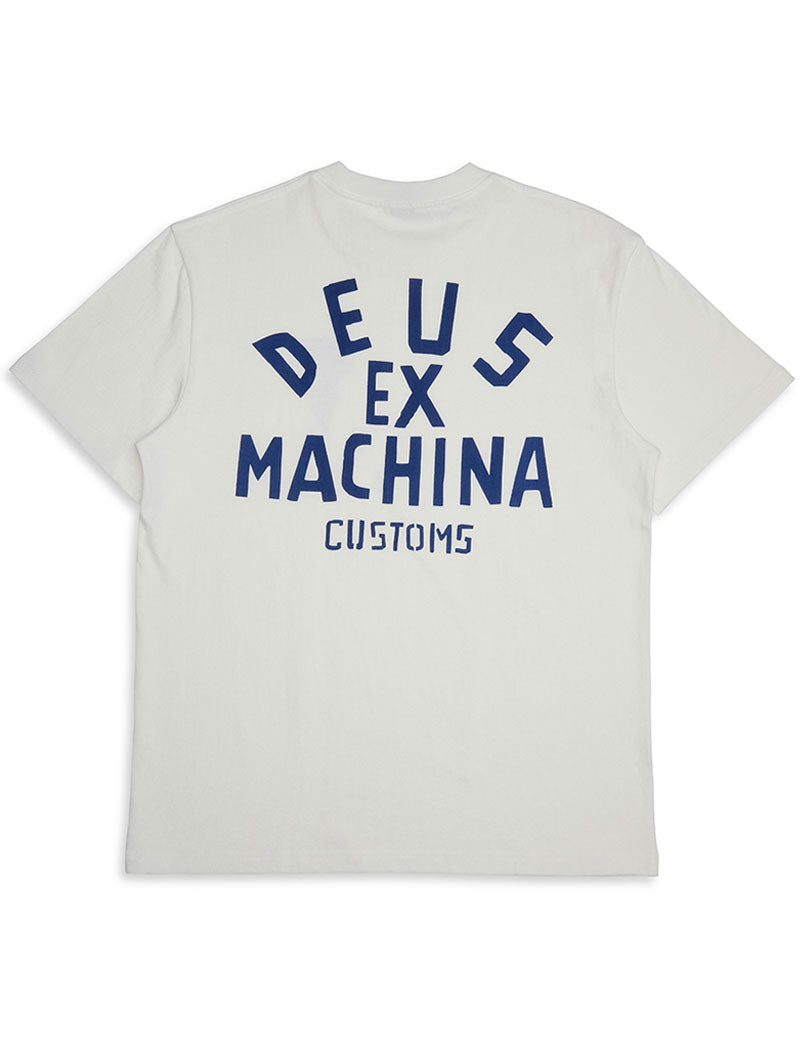 Deus Ex Machina Pisstin T-Shirt Vintage White