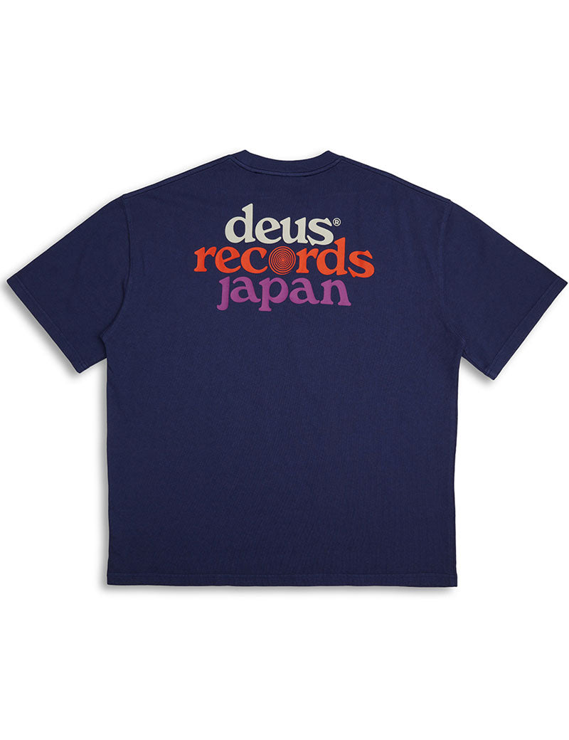 Deus Ex Machina Strata T-Shirt Patriot Blue