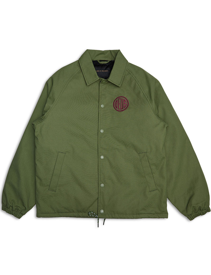 Deus Ex Machina Pill Logo Coach Jacket Pine