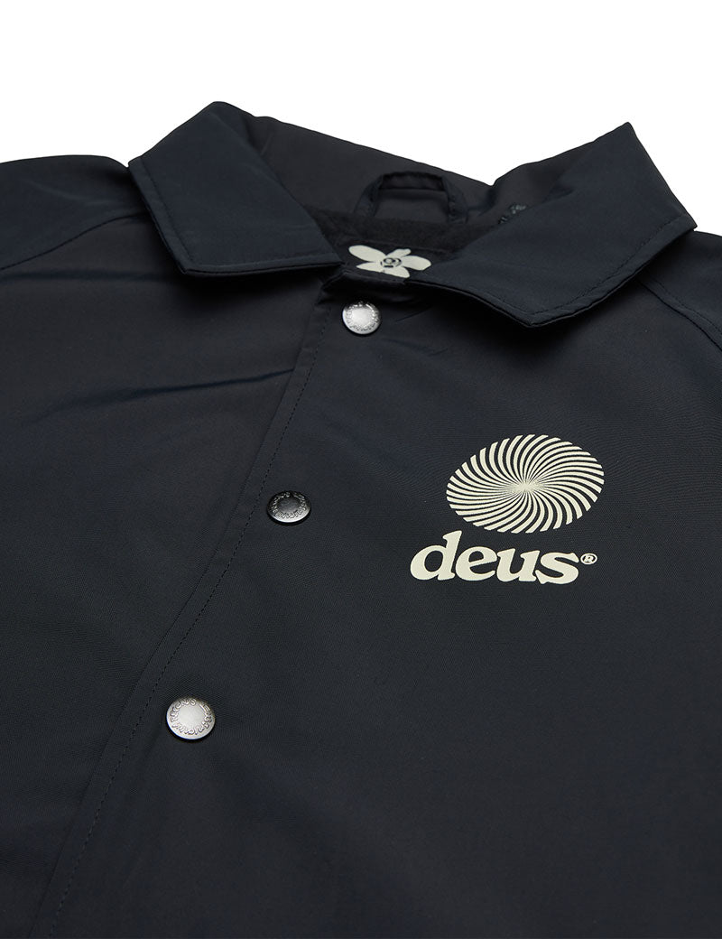 Deus Ex Machina Strata Coach Jacket Black