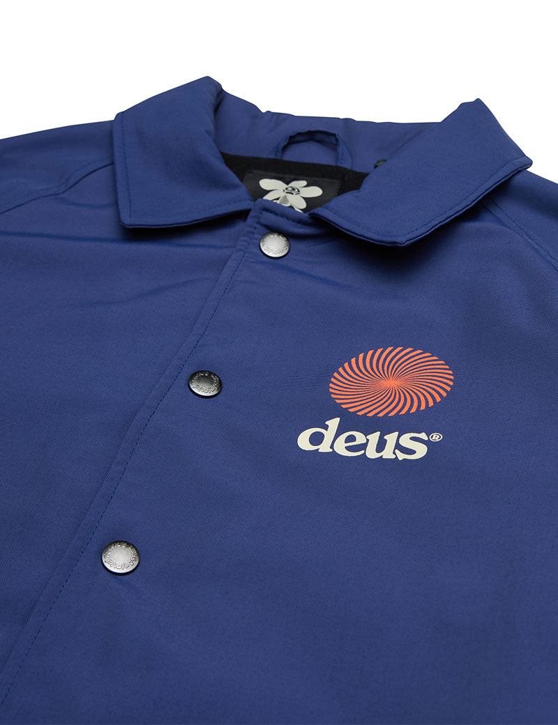 Deus Ex Machina Strata Coach Jacket Patriot Blue